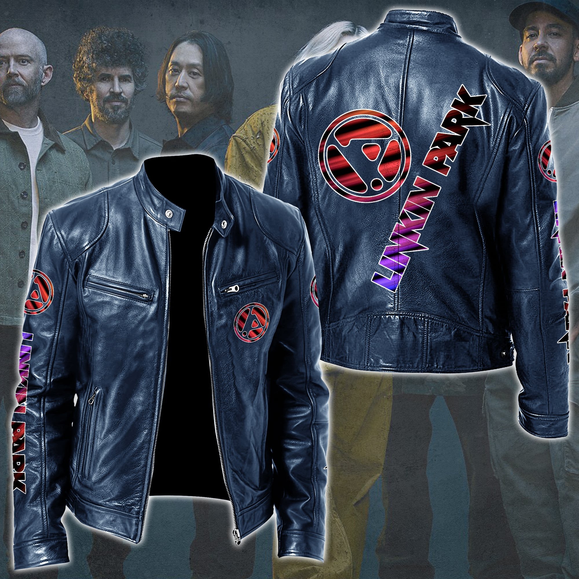 Linkin Park Music Style Leather Jacket For Fans