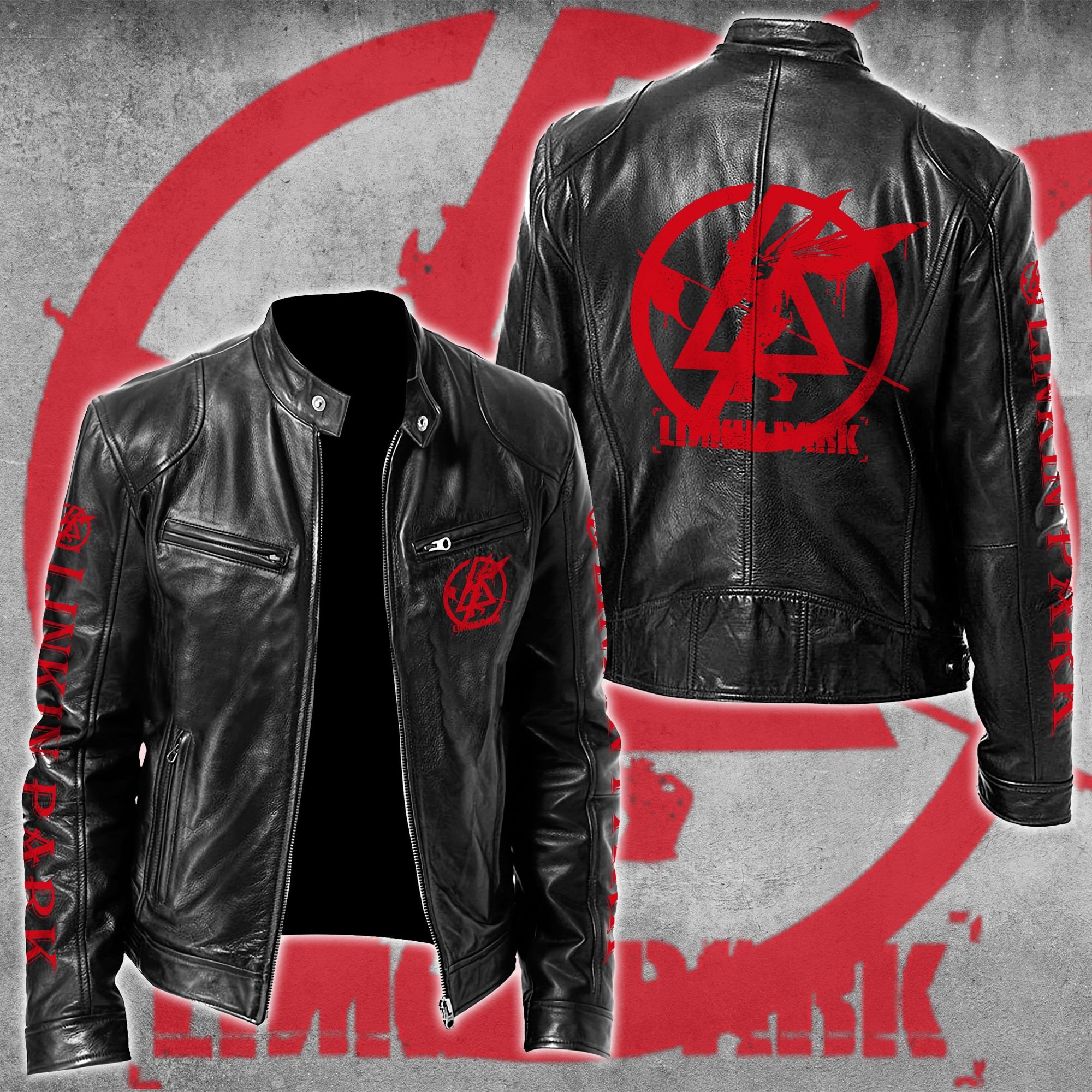 Linkin Park Music Style Leather Jacket For Fans