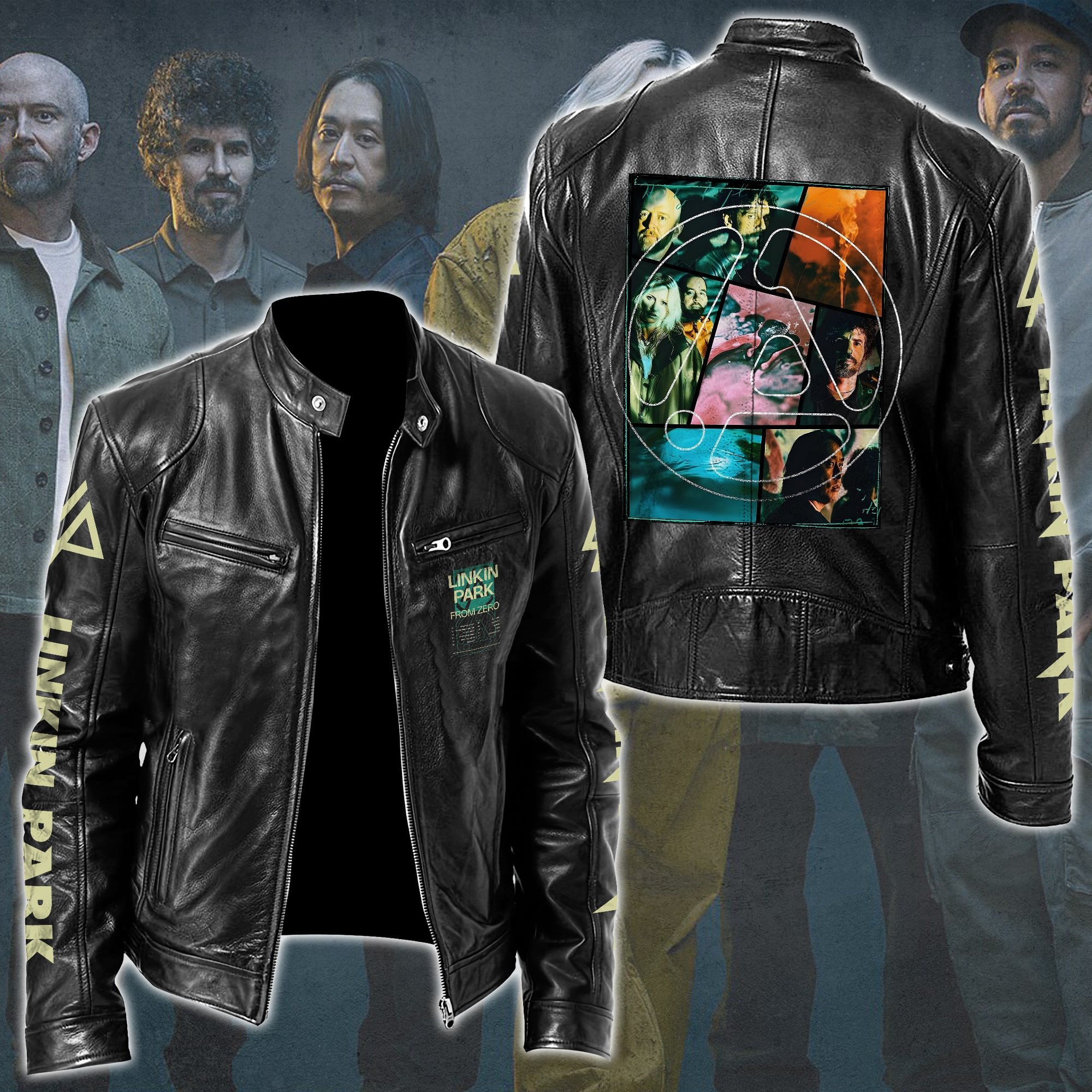 Linkin Park Music Style Leather Jacket For Fans