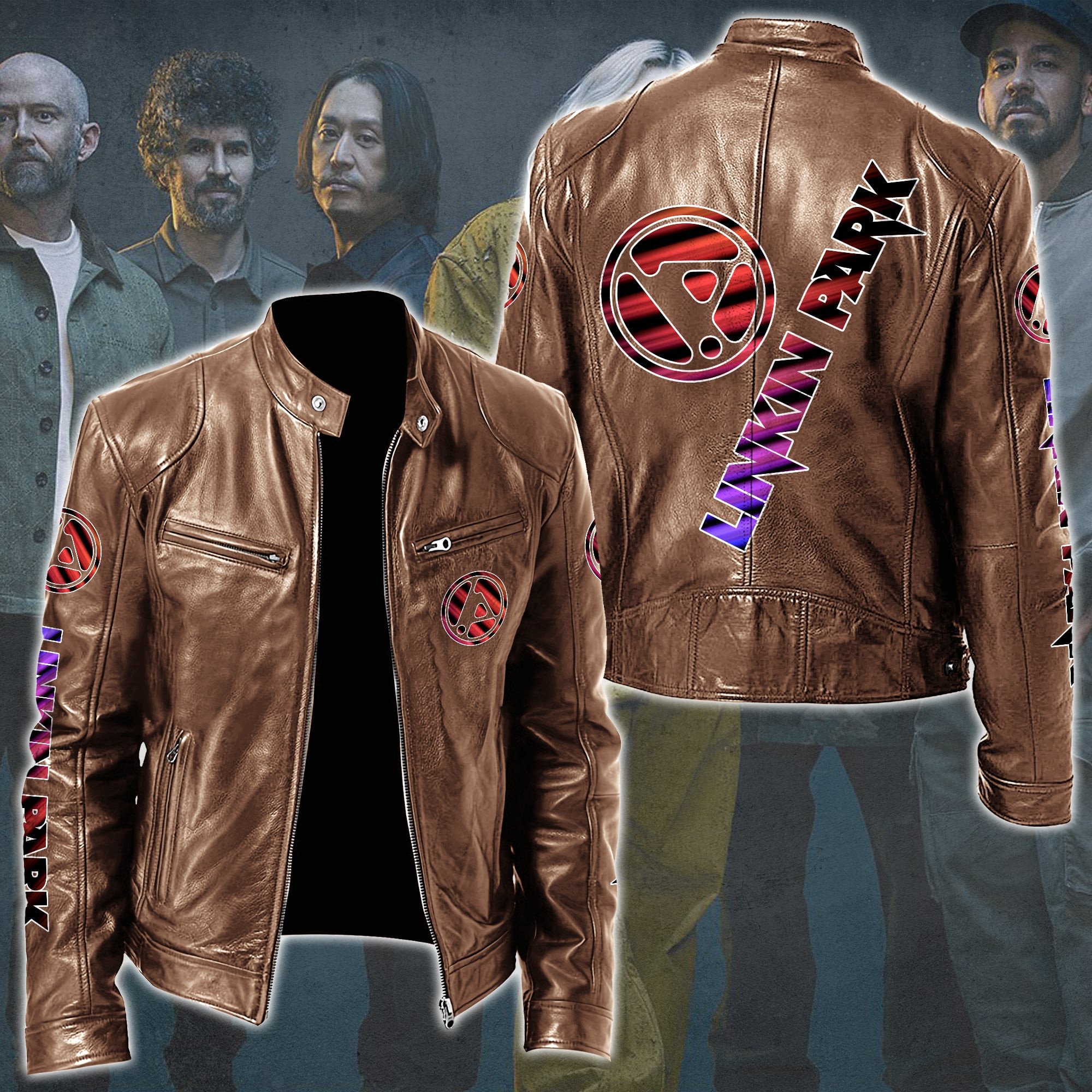 Linkin Park Music Style Leather Jacket For Fans
