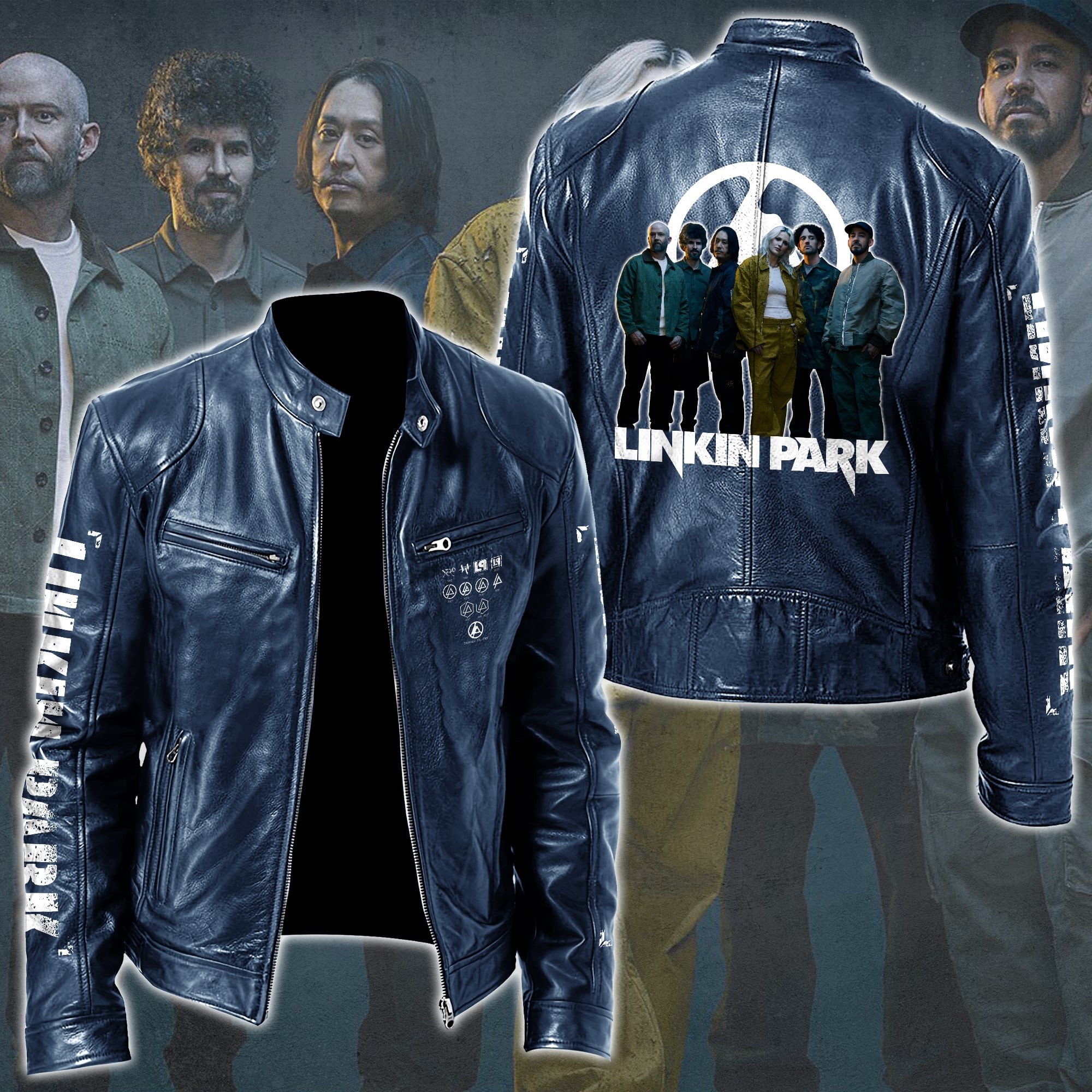 Linkin Park Music Style Leather Jacket For Fans