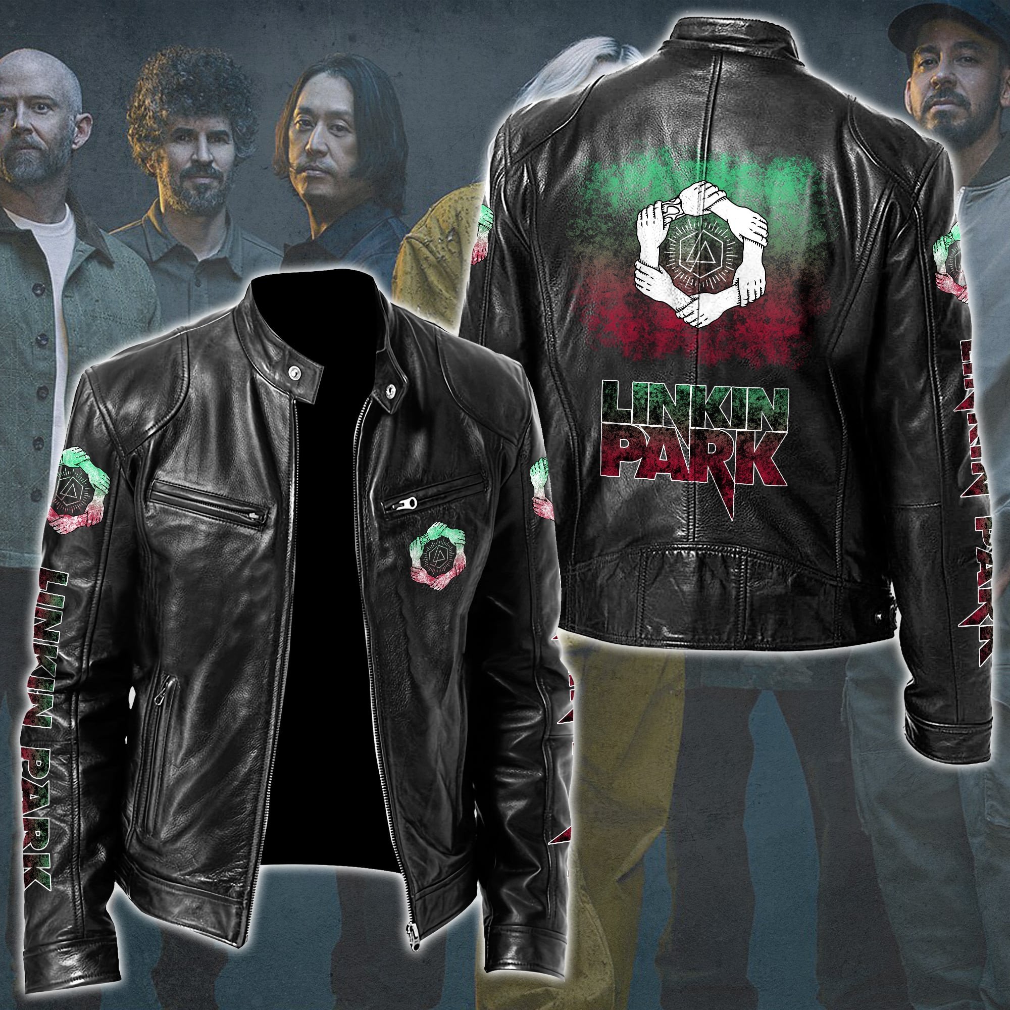 Linkin Park Music Style Leather Jacket For Fans