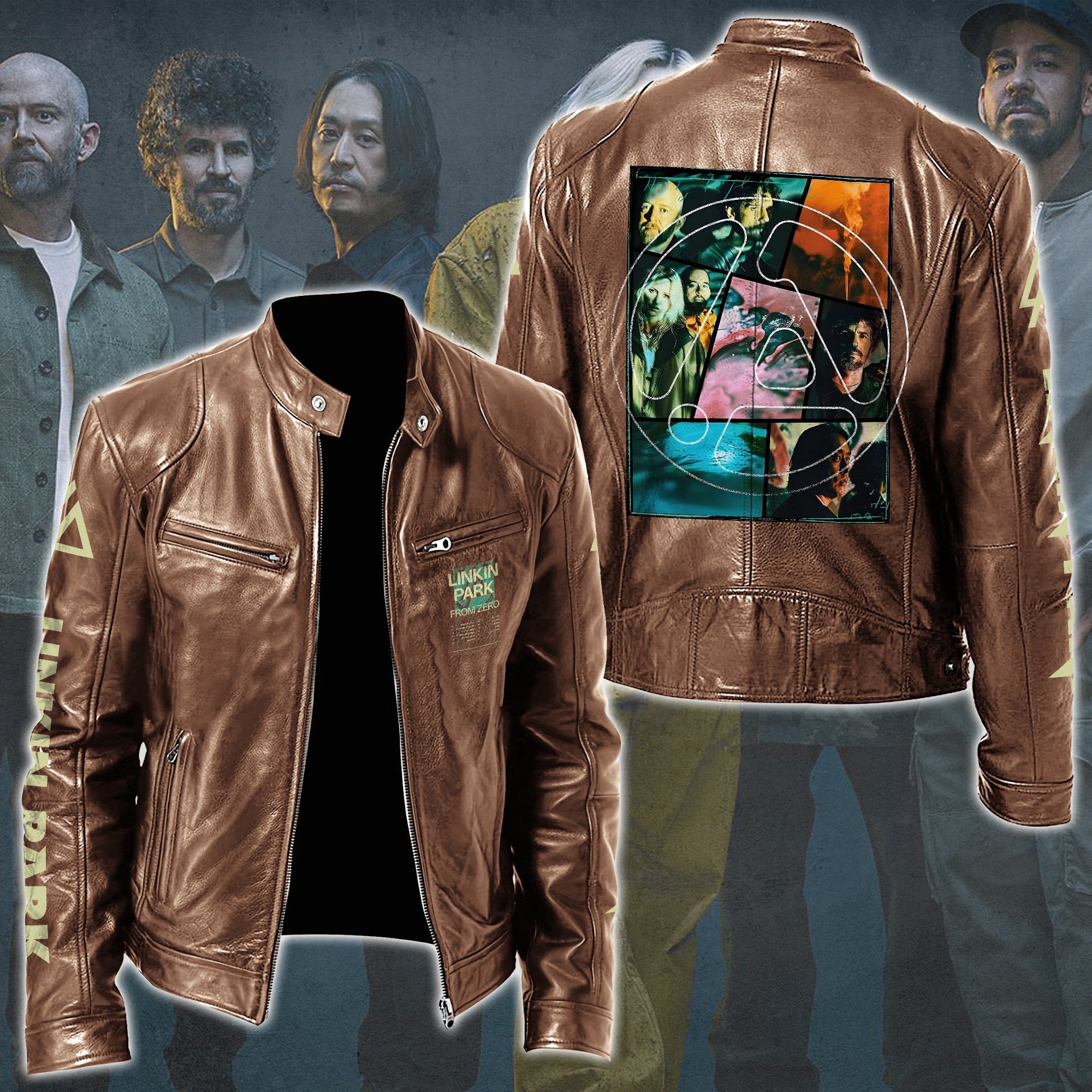 Linkin Park Music Style Leather Jacket For Fans