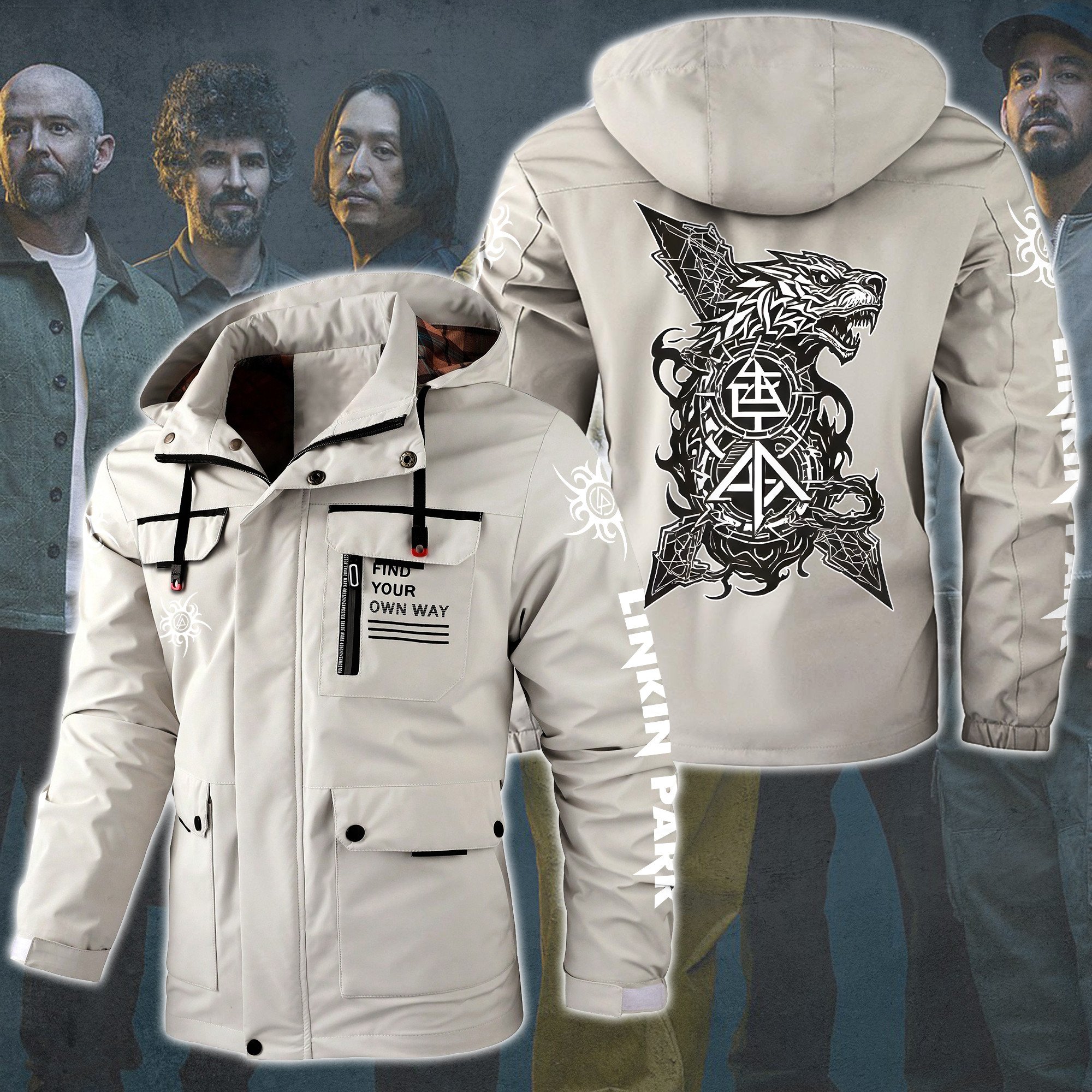 Linkin Park Music Style Parka Jacket For Fans