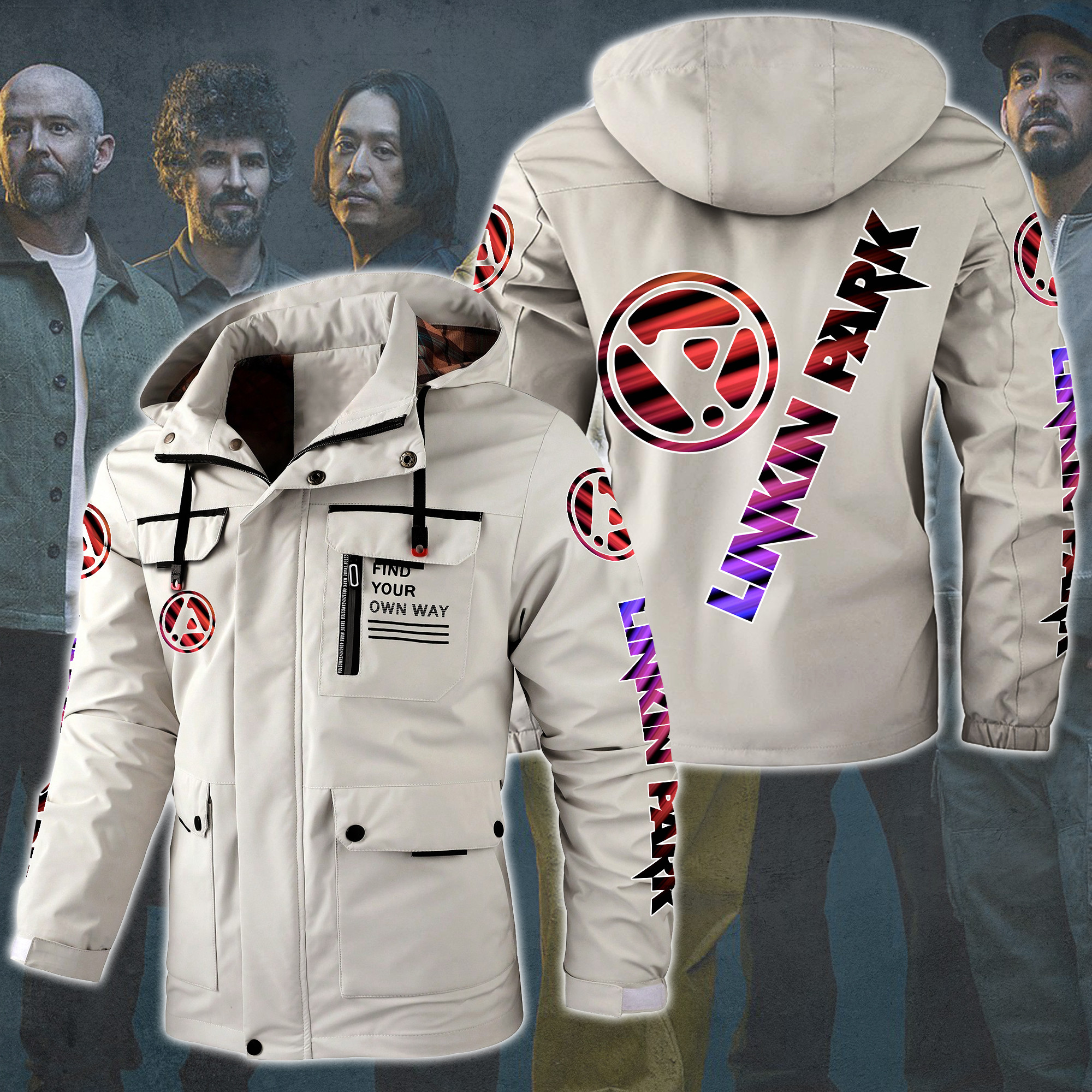 Linkin Park Music Style Parka Jacket For Fans