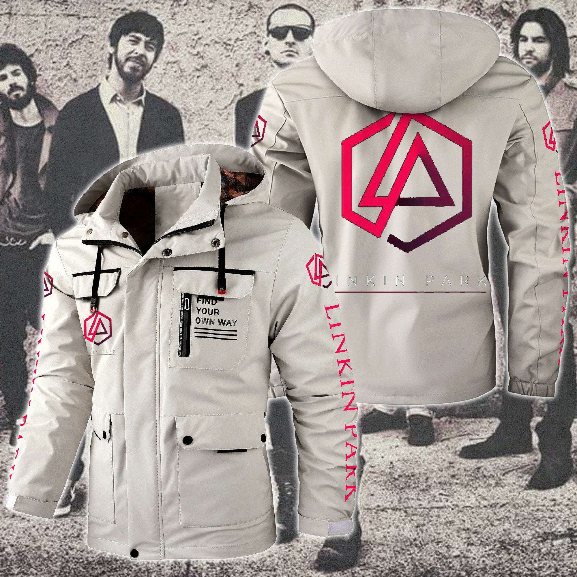 Linkin Park Music Style Parka Jacket For Fans