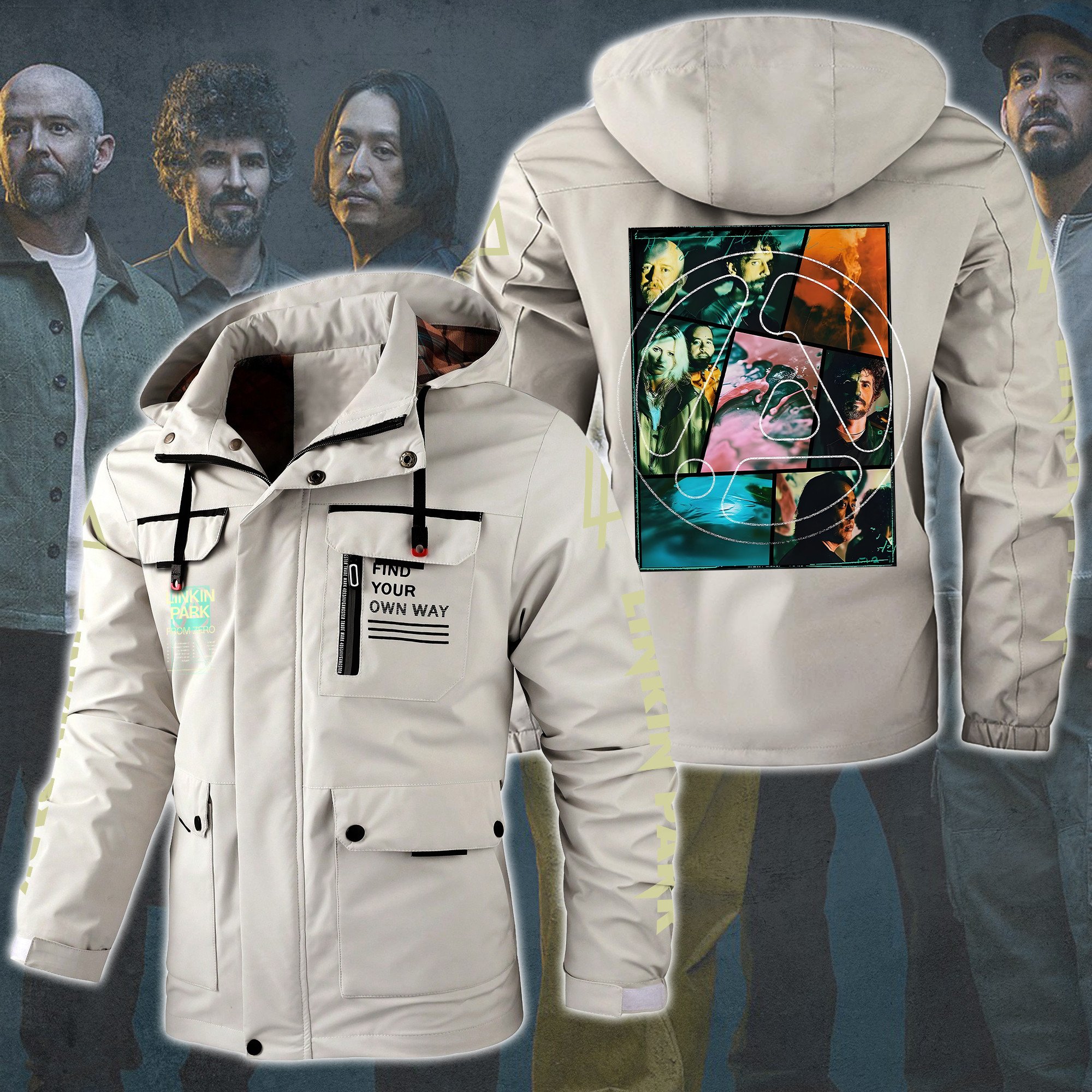 Linkin Park Music Style Parka Jacket For Fans