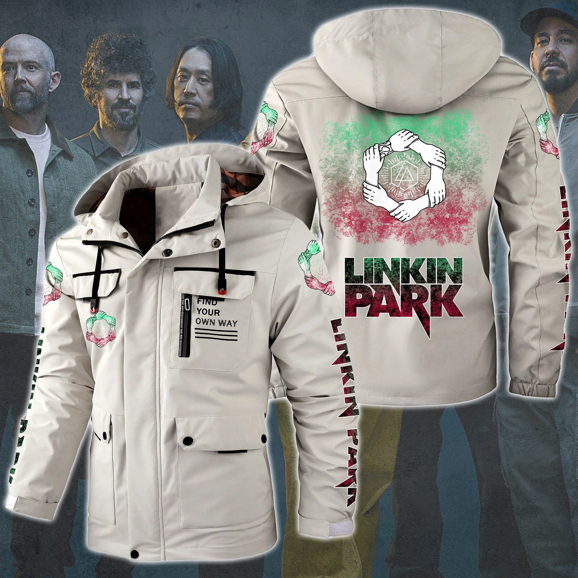 Linkin Park Music Style Parka Jacket For Fans