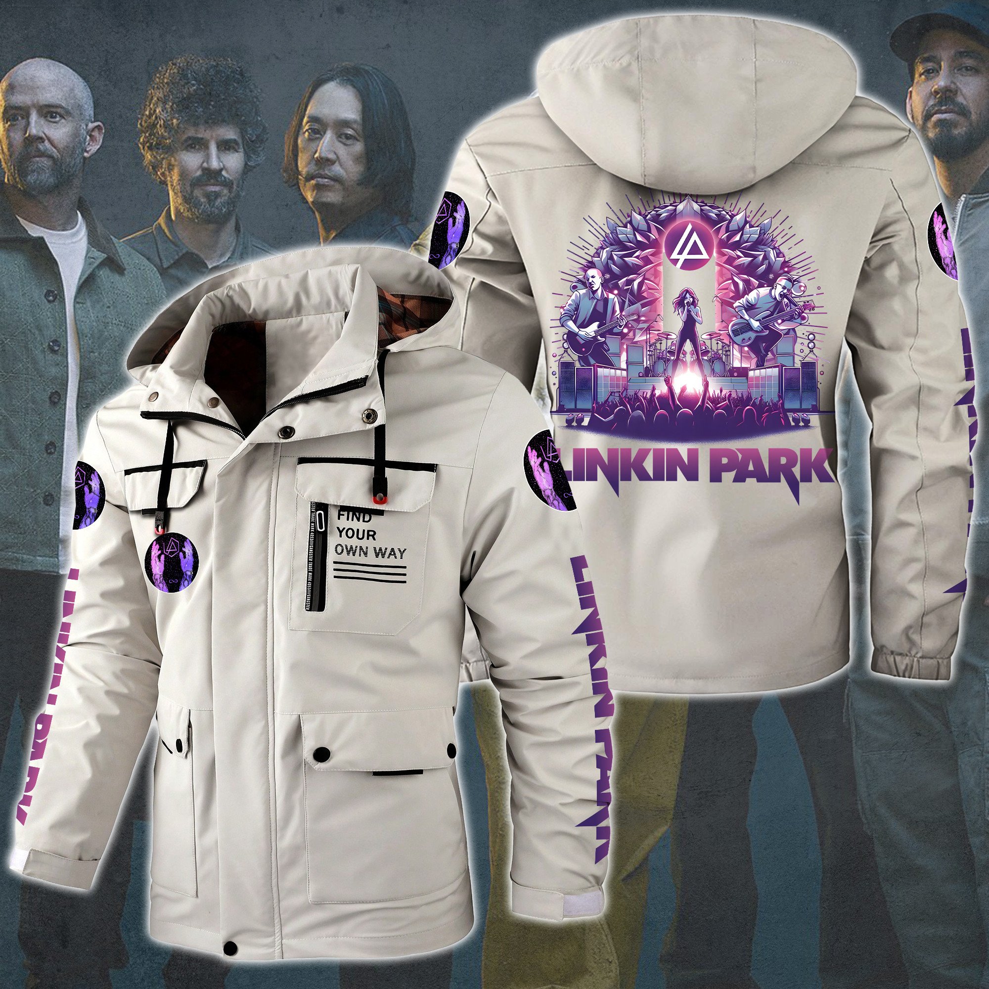 Linkin Park Music Style Parka Jacket For Fans