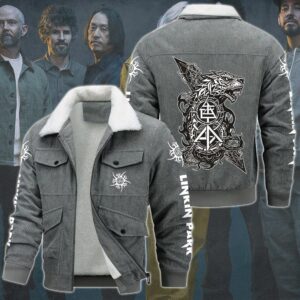 Linkin Park Music Style Thermal Cotton Jacket Prim For Fans