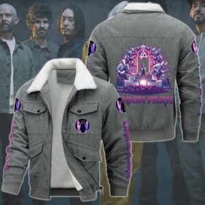 Linkin Park Music Style Thermal Cotton Jacket Prim For Fans