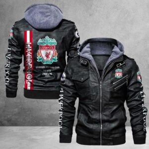 Liverpool EPL Style Leather Jacket For Fans