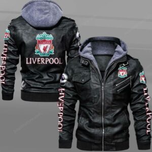 Liverpool EPL Style Leather Jacket For Fans