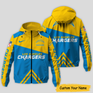 Los Angeles Chargers NFL Personalized Style Windbreaker Jacket For Fans