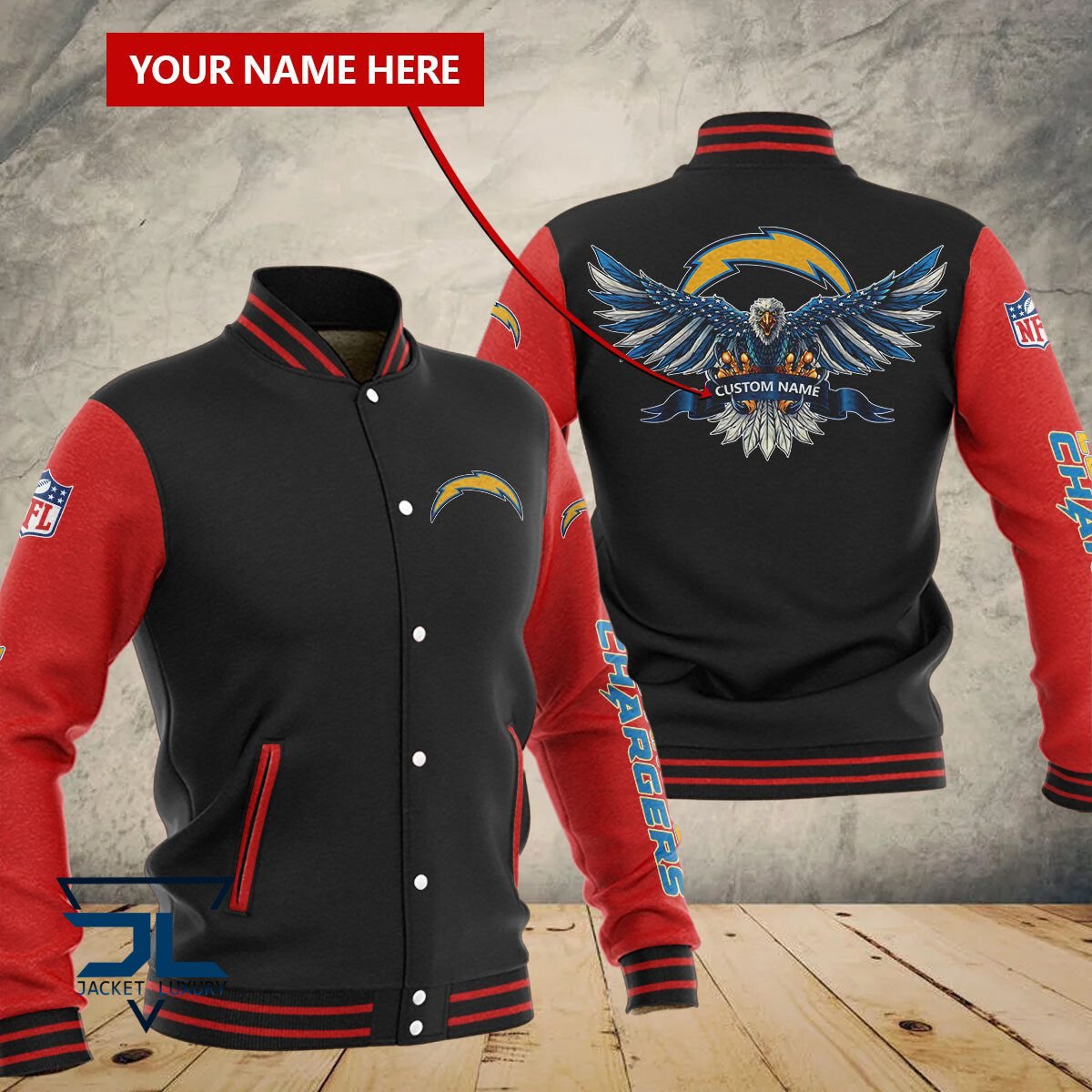 Los Angeles Chargers NFL Style Baseball Jacket For Fan