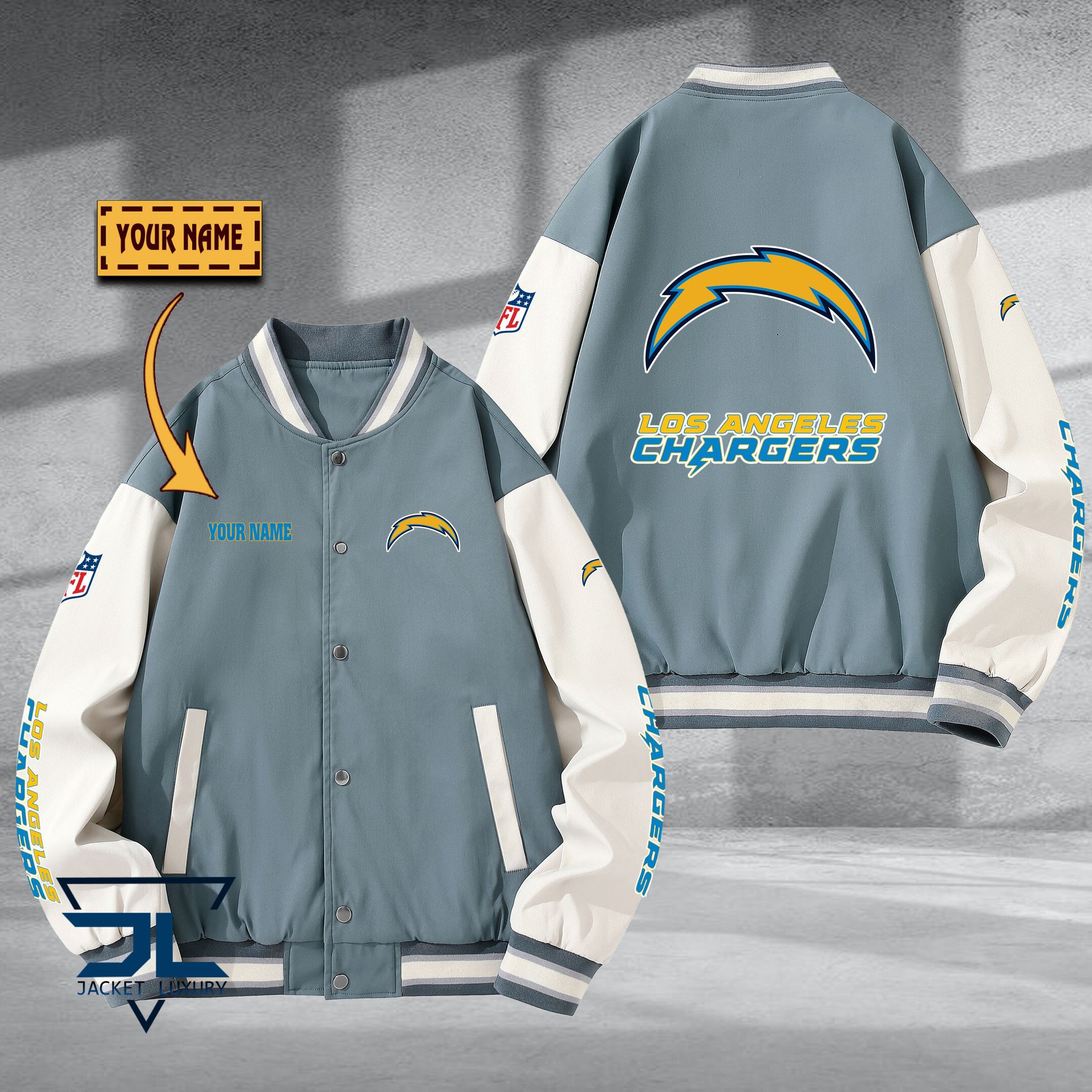 Los Angeles Chargers NFL Style Baseball Jacket For Fan