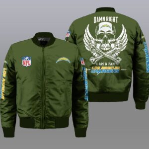 Los Angeles Chargers NFL Style Bomber Jacket For Fans