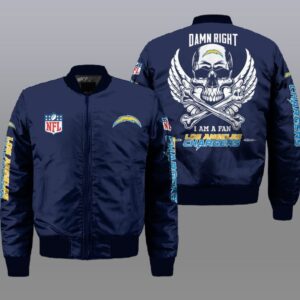 Los Angeles Chargers NFL Style Bomber Jacket For Fans