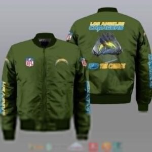 Los Angeles Chargers NFL Style Bomber Jacket For Fans