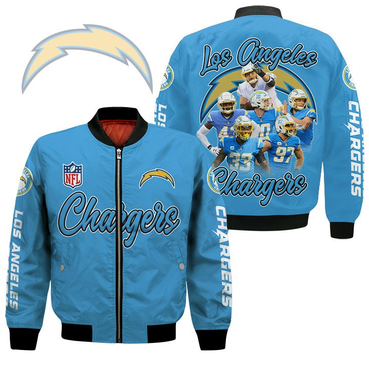 Los Angeles Chargers NFL Style Bomber Jacket For Fans