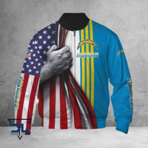 Los Angeles Chargers NFL Style Bomber Jacket For Fans