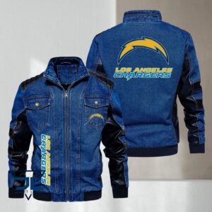Los Angeles Chargers NFL Style Denim Jacket For Fans