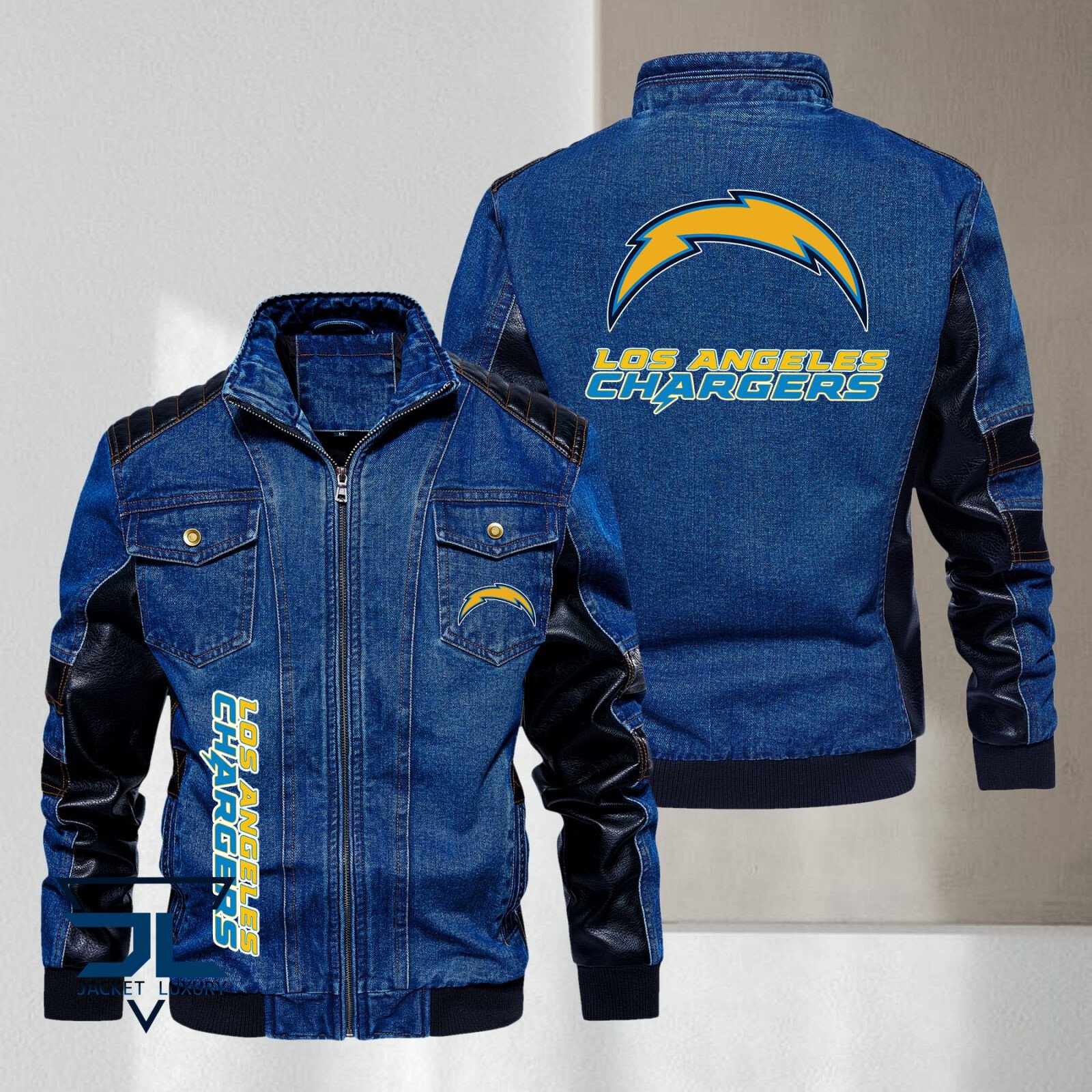 Los Angeles Chargers NFL Style Denim Jacket For Fans
