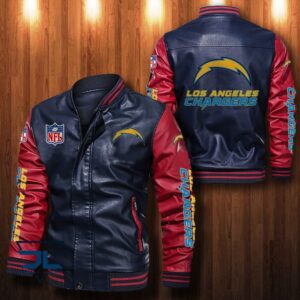 Los Angeles Chargers NFL Style Leather Jacket For Fan