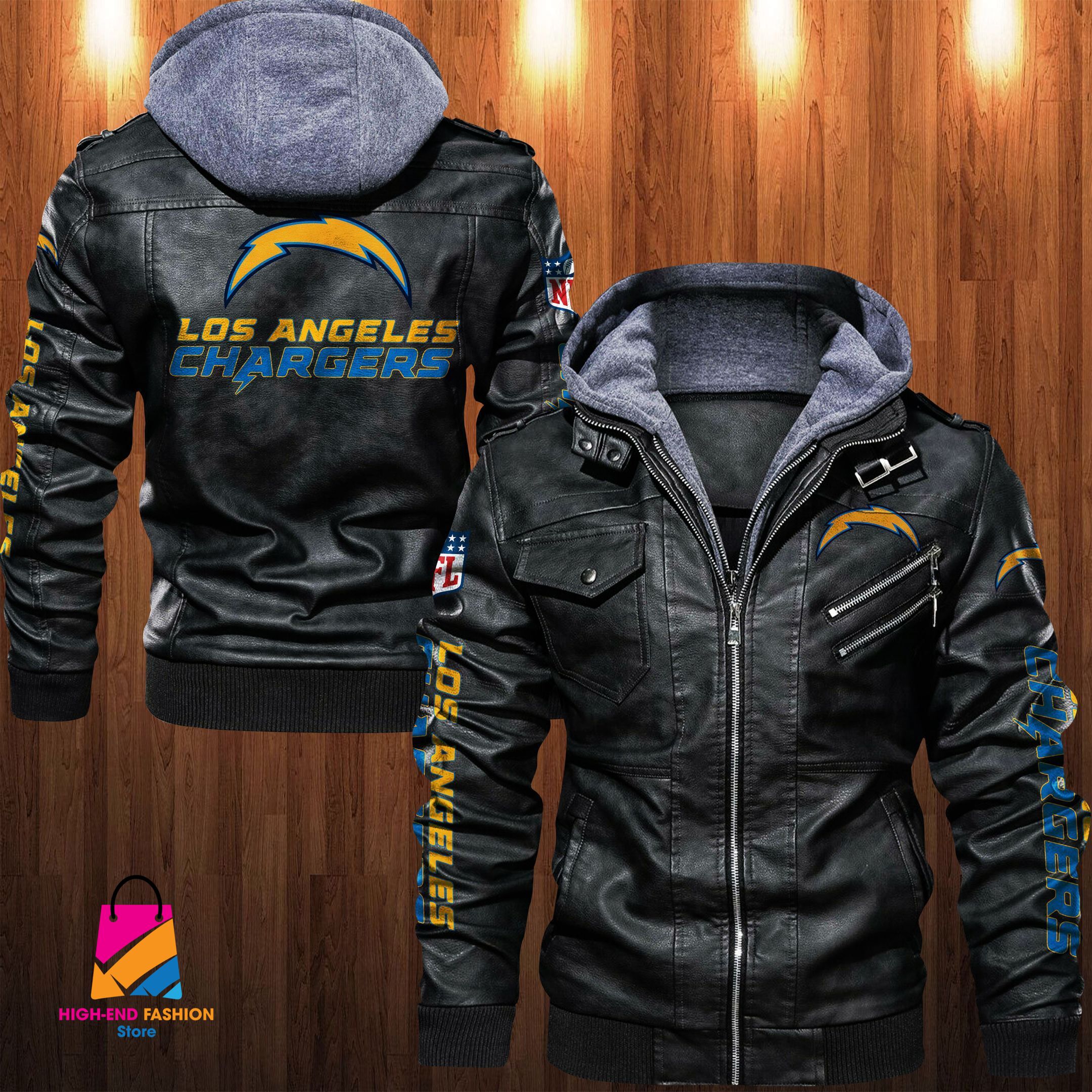 Los Angeles Chargers NFL Style Leather Jacket For Fan
