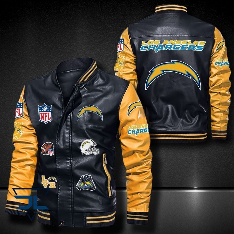 Los Angeles Chargers NFL Style Leather Jacket For Fan