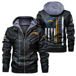 Los Angeles Chargers NFL Style Leather Jacket For Fan