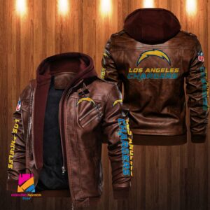 Los Angeles Chargers NFL Style Leather Jacket For Fan