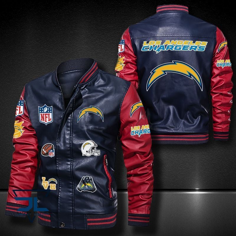 Los Angeles Chargers NFL Style Leather Jacket For Fan