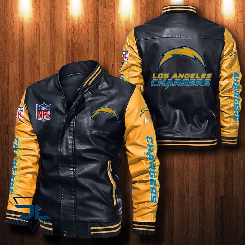 Los Angeles Chargers NFL Style Leather Jacket For Fan