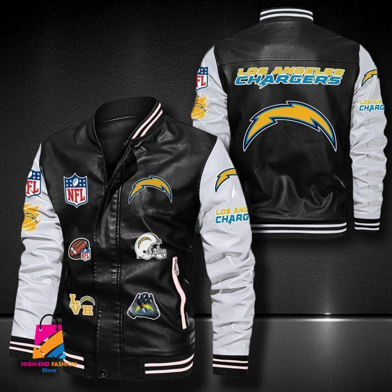 Los Angeles Chargers NFL Style Leather Jacket For Fan