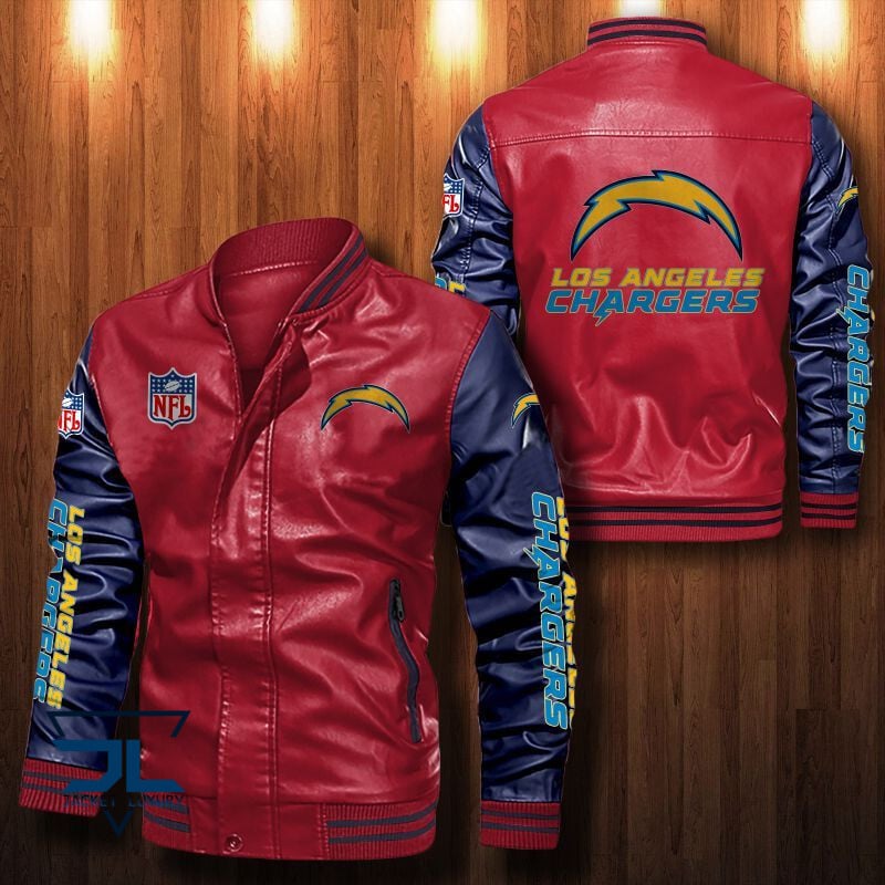 Los Angeles Chargers NFL Style Leather Jacket For Fan