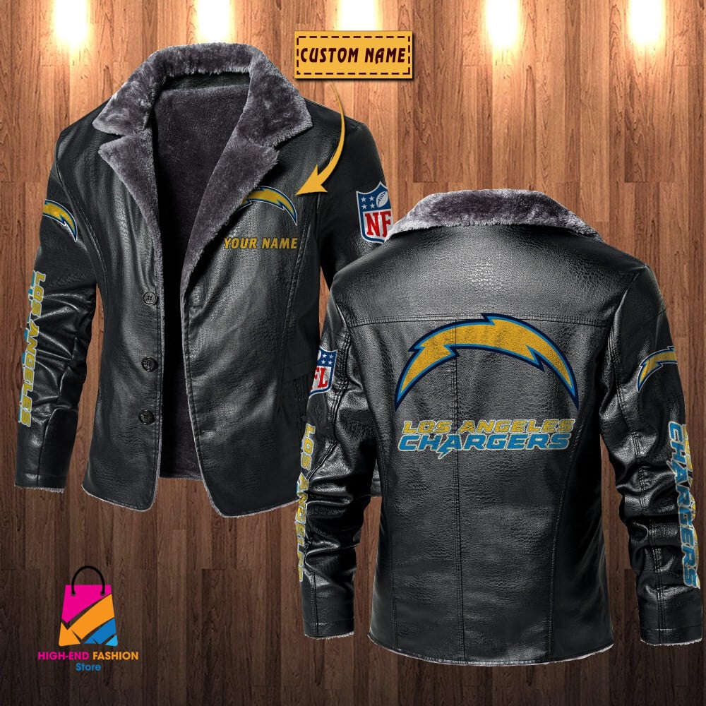 Los Angeles Chargers NFL Style Leather Jacket For Fans
