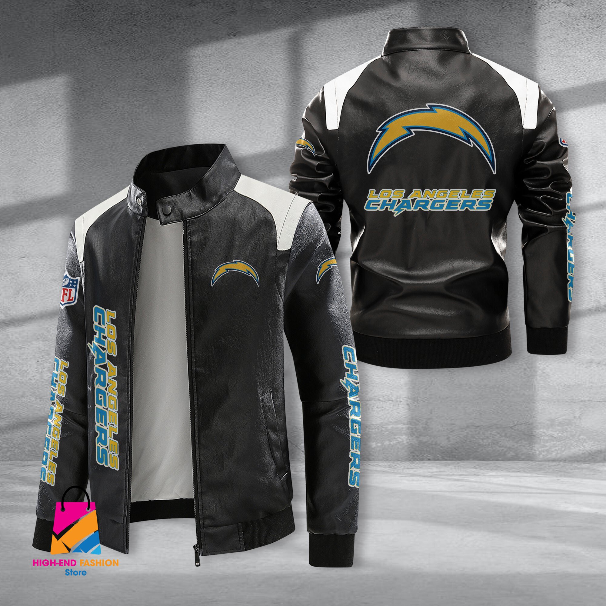 Los Angeles Chargers NFL Style Leather Jacket For Fans