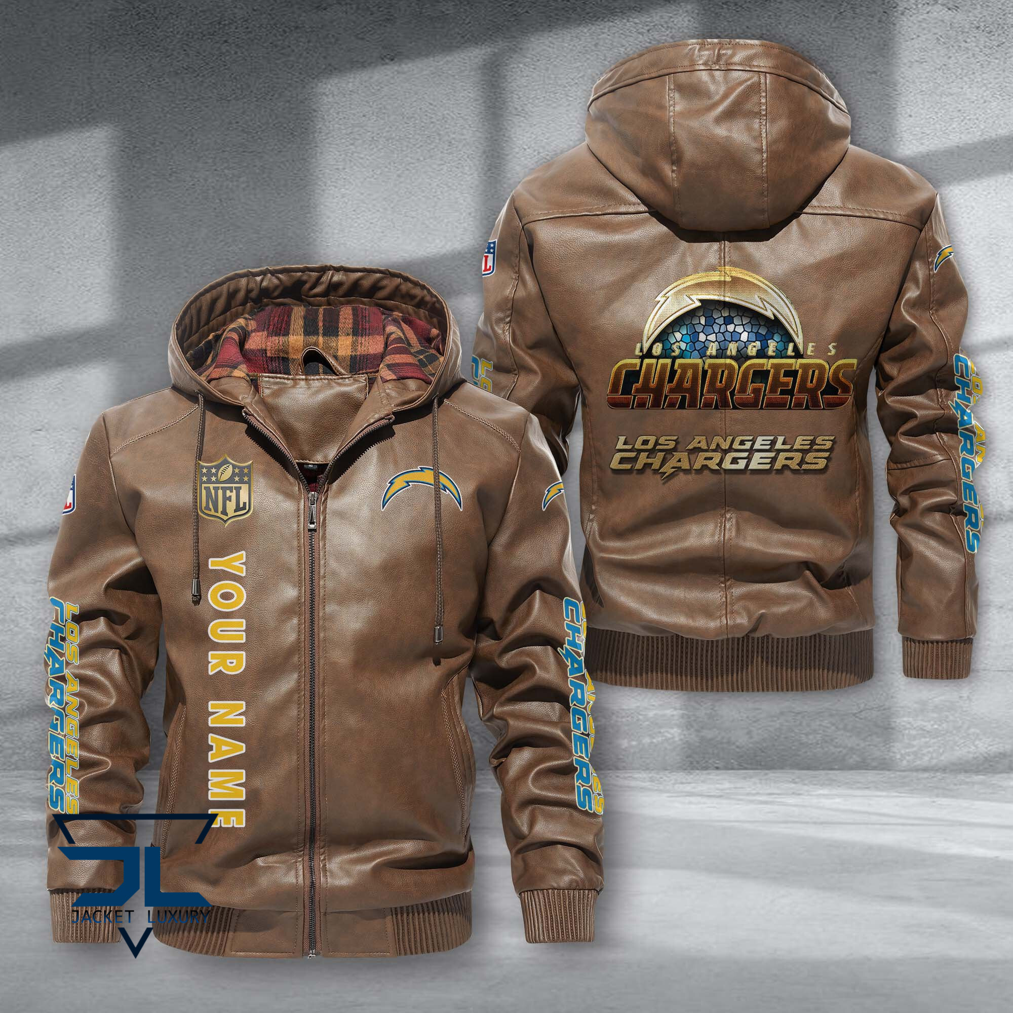 Los Angeles Chargers NFL Style Leather Jacket For Fans