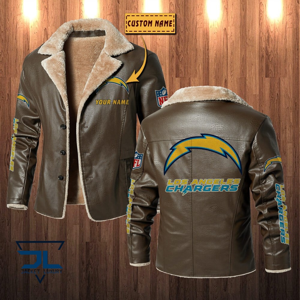 Los Angeles Chargers NFL Style Leather Jacket For Fans