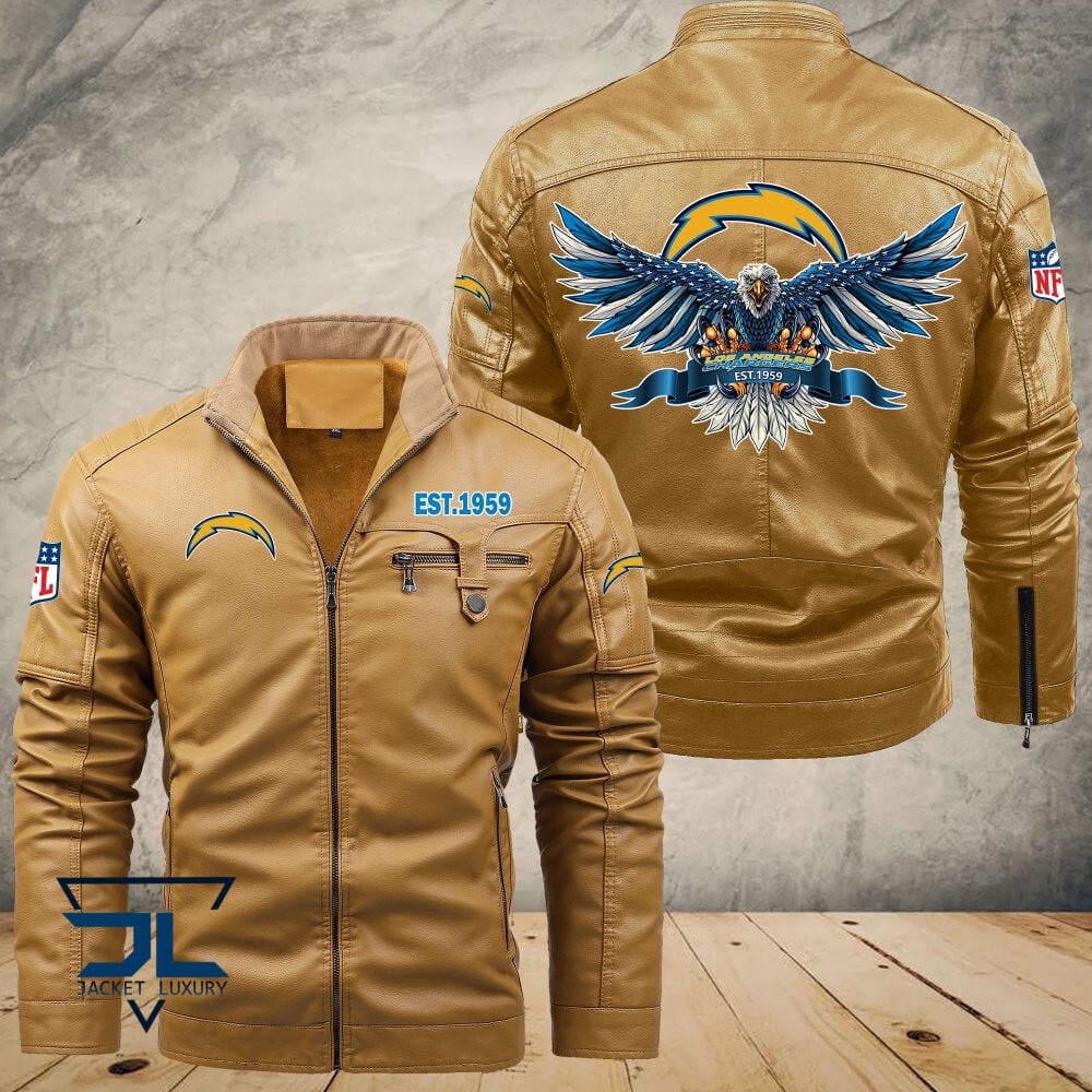 Los Angeles Chargers NFL Style Leather Jacket For Fans