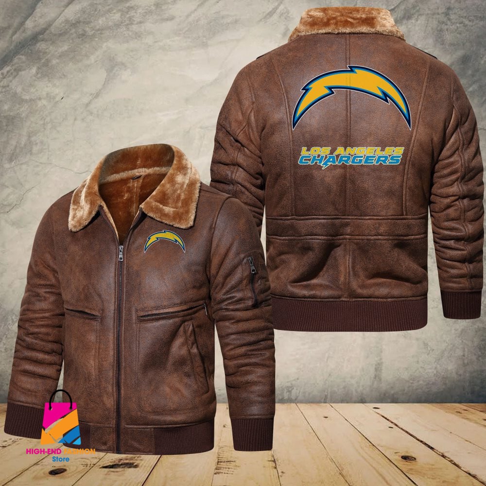 Los Angeles Chargers NFL Style Leather Jacket For Fans