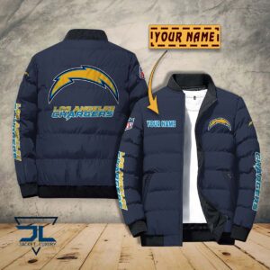 Los Angeles Chargers NFL Style Puffer Jacket For Fans