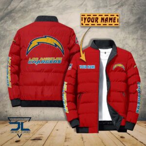 Los Angeles Chargers NFL Style Puffer Jacket For Fans