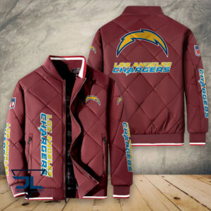 Los Angeles Chargers NFL Style Puffer Jacket For Fans