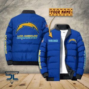 Los Angeles Chargers NFL Style Puffer Jacket For Fans