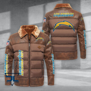 Los Angeles Chargers NFL Style Puffer Jacket For Fans