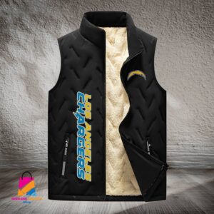 Los Angeles Chargers NFL Style Sleeveless Puffer Jacket For Fans