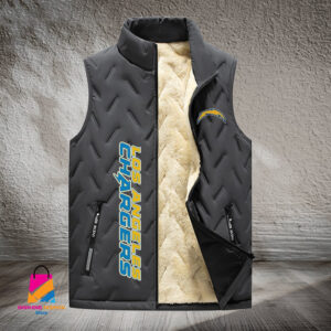 Los Angeles Chargers NFL Style Sleeveless Puffer Jacket For Fans