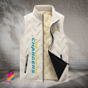 Los Angeles Chargers NFL Style Sleeveless Puffer Jacket For Fans